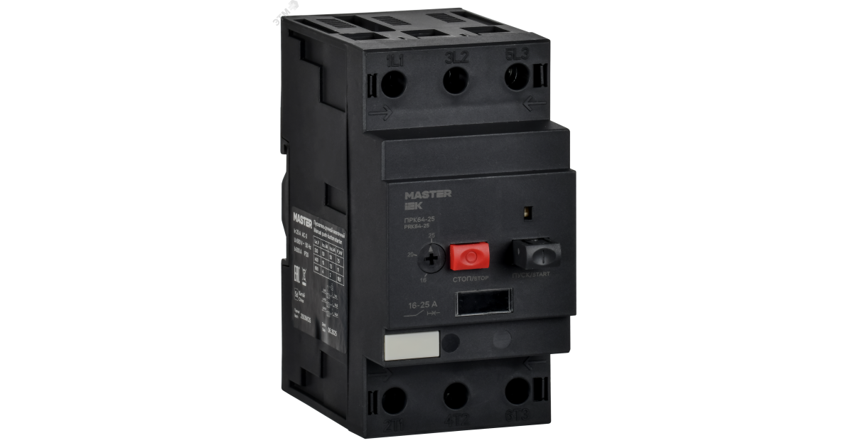Купить Пускатель ПРК64-25 In=25A Ir=16-25A Ue 660В DMS22-25 IEK оптом в Москве