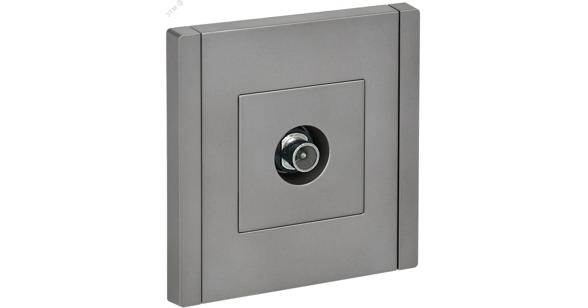 Купить FORTE&PIANO Розетка TV проходная FP529 сталь IEK FP-A10-P-K46 IEK оптом в Москве