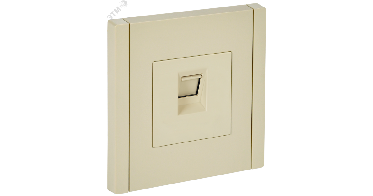 Купить FORTE&PIANO Розетка компьютерная RJ45 кат.5E FP432 ваниль IEK FP-K10-1-K10 IEK оптом в Москве