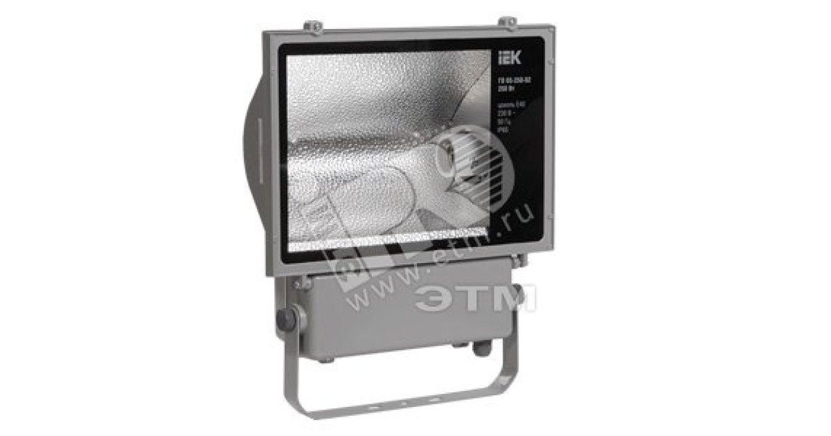 Купить Прожектор ГО03-400-01 400Вт E40 серый симметричный IP65 LPHO03-400-01-K03 IEK оптом в Москве