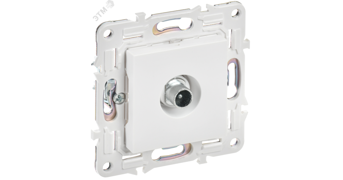 Купить SKANDY Розетка TV проходная SK-A17W арктический белый IEK SK-A10-P-K01 IEK оптом в Москве