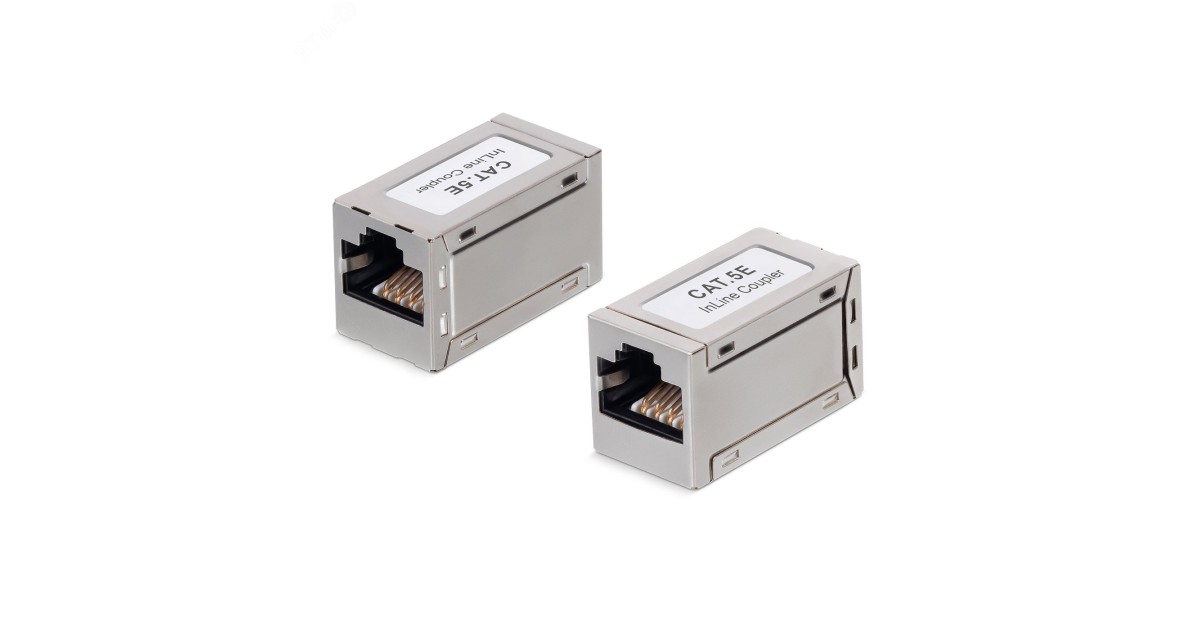 Купить Адаптер проходной RJ45-RJ45 (8P8C) кат.5E экранир. WR-CA-8P8C-C5E-SH 505224 WRline оптом в Москве