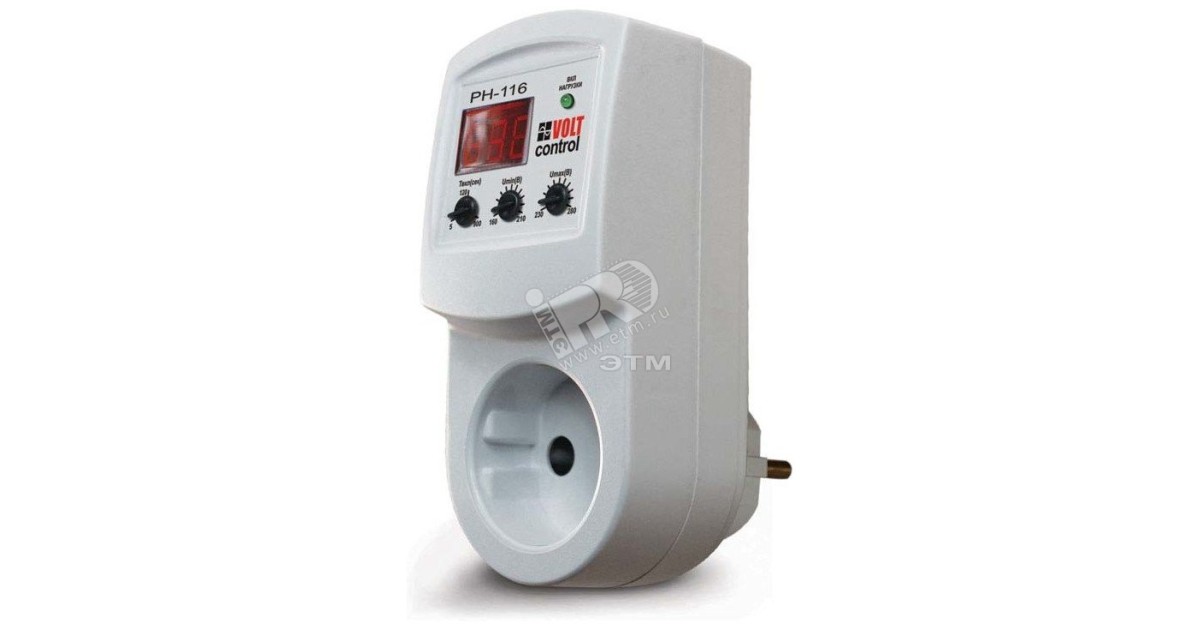 Купить Реле напряжения РН-116 16А, в розетку 3425600116 НовАтек-Электро оптом в Москве