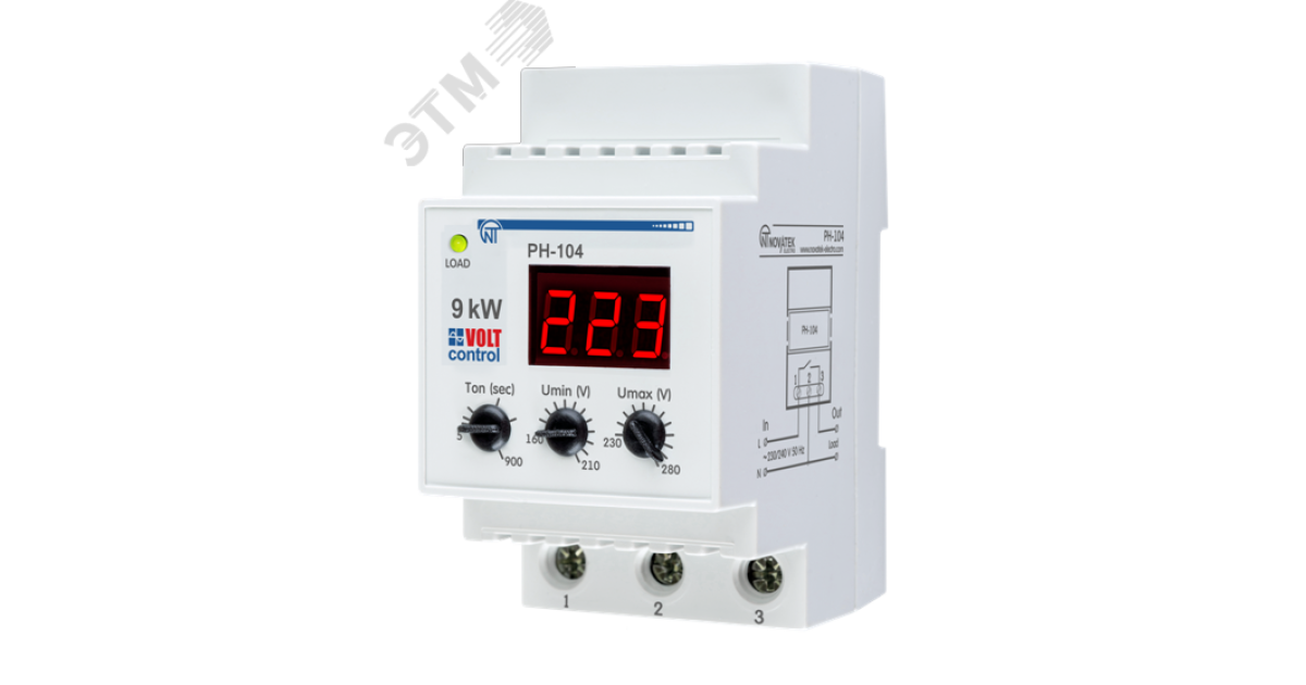 Купить Реле напряжения РН-104 1ф 3425600114 НовАтек-Электро оптом в Москве