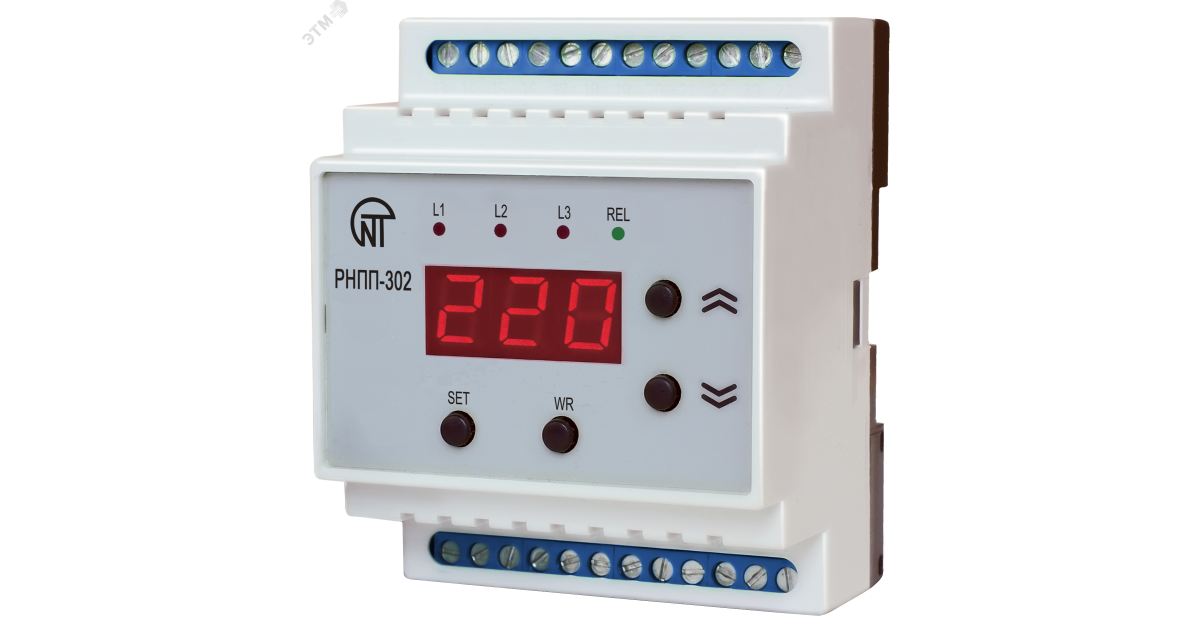 Купить Реле напряжения РНПП-302 3ф 3425600302 НовАтек-Электро оптом в Москве