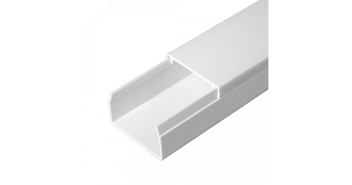 Купить Кабель-канал 40х25 L2000 с двойным замком бел. PR.0540251 Промрукав оптом в Москве