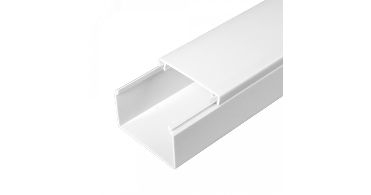 Купить Кабель-канал 60х40 L2000 с двойным замком бел. PR.0560401 Промрукав оптом в Москве