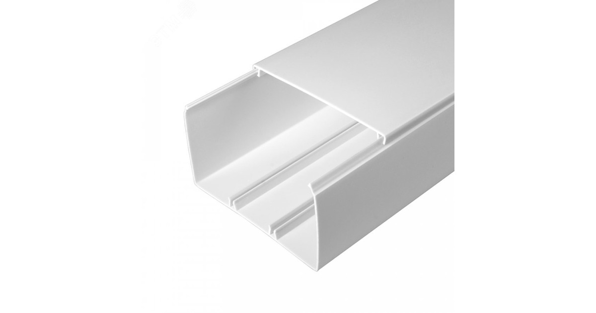 Купить Кабель-канал 100х60 L2000 с двойным замком бел. PR.0610061 Промрукав оптом в Москве