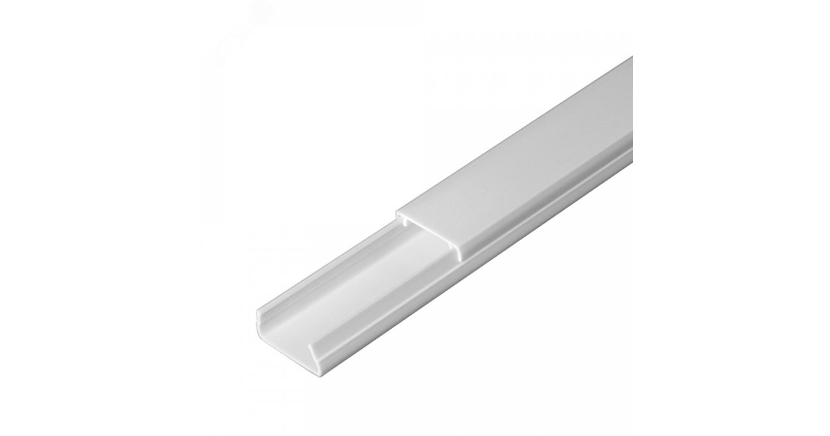 Купить Кабель-канал 20х10 L2000 с двойным замком бел. PR.0325203 Промрукав оптом в Москве