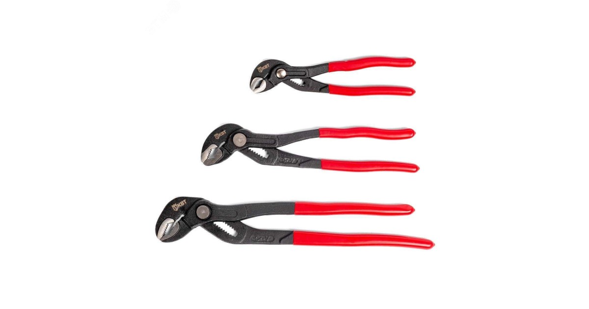 Купить Набор переставных клещей НПК-03 серия Практик КВТ оптом в Москве