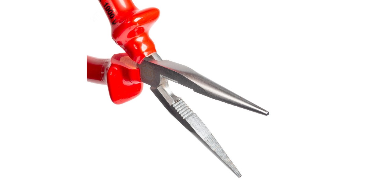 Купить Длинногубцы диэлектрические 200 мм серия Эксперт КВТ оптом в Москве