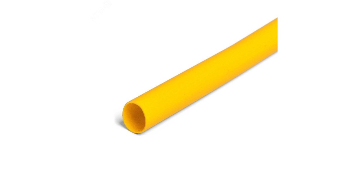 Купить Трубка термоусадочная ТНТ-20/10 желтая КВТ оптом в Москве