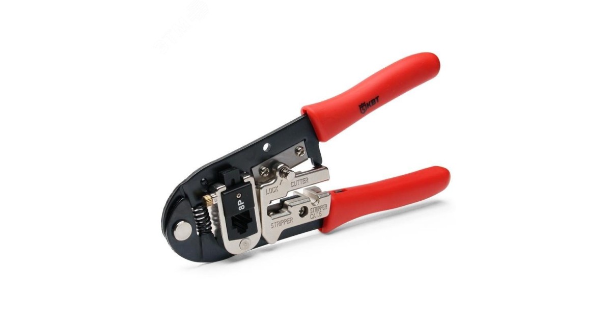 Купить Пресс-клещи для RJ разъемов JT-01 серия ПРОФИ 55928 КВТ оптом в Москве