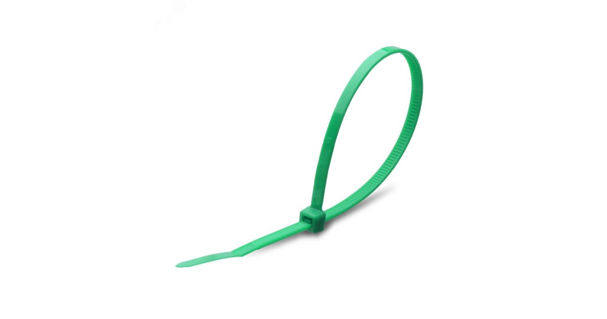 Купить Стяжка нейлоновая КСС 5х300 (зел) (100шт) 61333 КВТ оптом в Москве