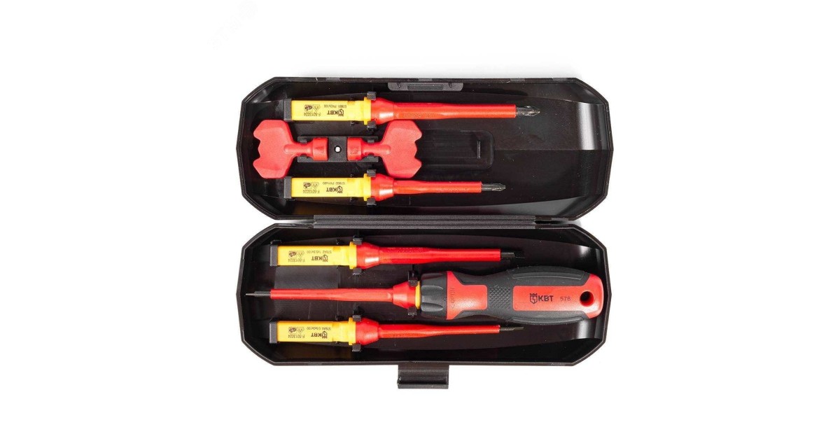 Купить Набор диэлектрических отверток НИО-4405+ серия ПРОФИ 83785 КВТ оптом в Москве