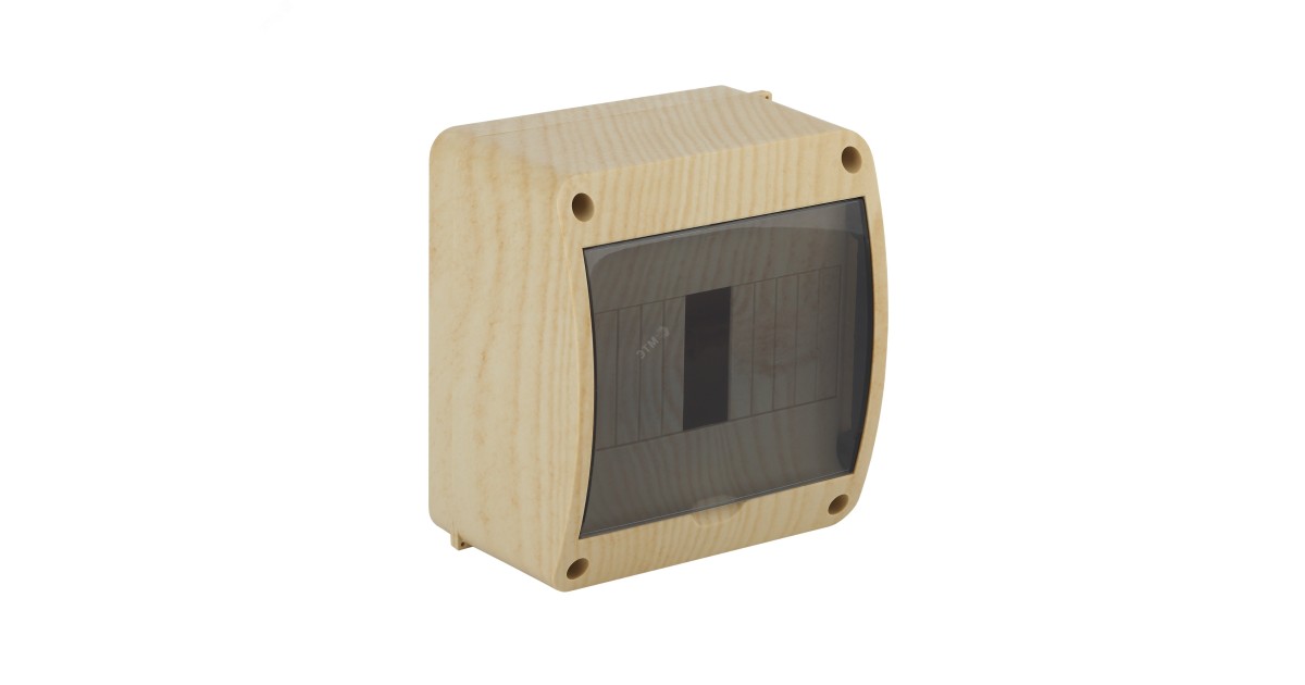 Купить Щит распределительный навесной ЩРн-П-6 сосна вертикальная дверь светлая основа пластиковый 68306-27М Ruvinil оптом в Москве