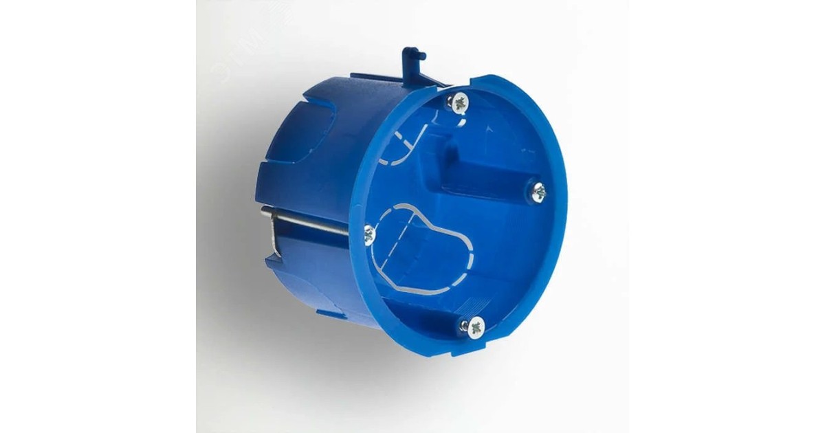 Купить Коробка установочная СП 65х45 для гипсокарт. с метал. лапками IP30 10172 Ruvinil оптом в Москве