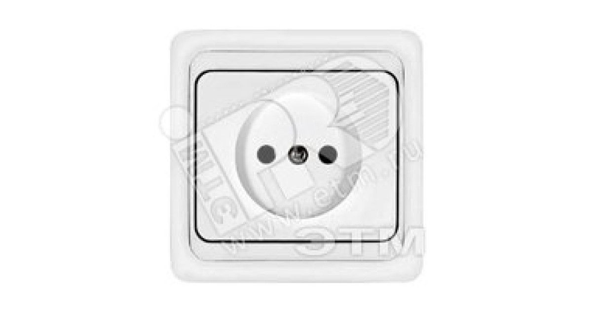 Купить Валери Розетка без заземления белая скрытая В0022 УНИВЕРСАЛ оптом в Москве