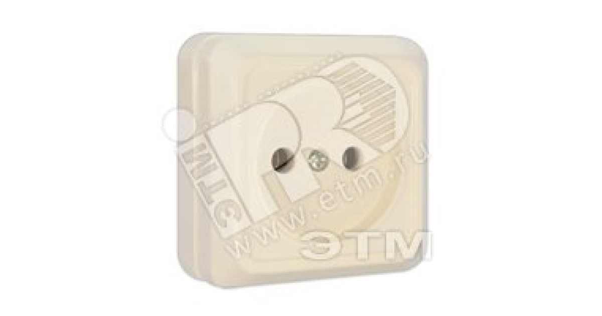 Купить Олимп Розетка без заземления бежевая наружная Б-О0022 УНИВЕРСАЛ оптом в Москве