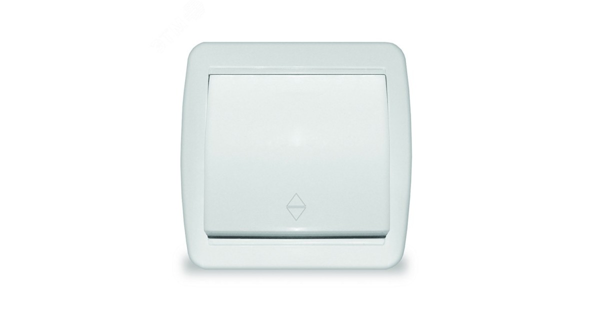 Купить Клио Выключатель одноклавишный проходной IP44 бел. К2230 УНИВЕРСАЛ оптом в Москве