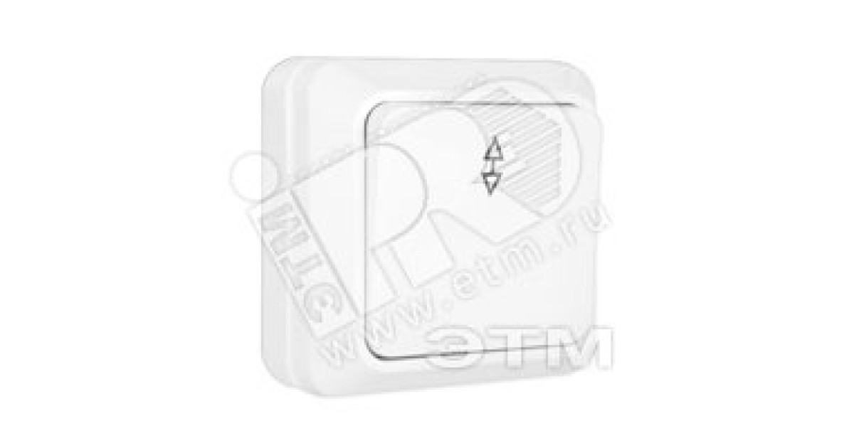 Купить Выключатель проходной одноклавишный наружный Олимп 10А белый О0025 УНИВЕРСАЛ оптом в Москве