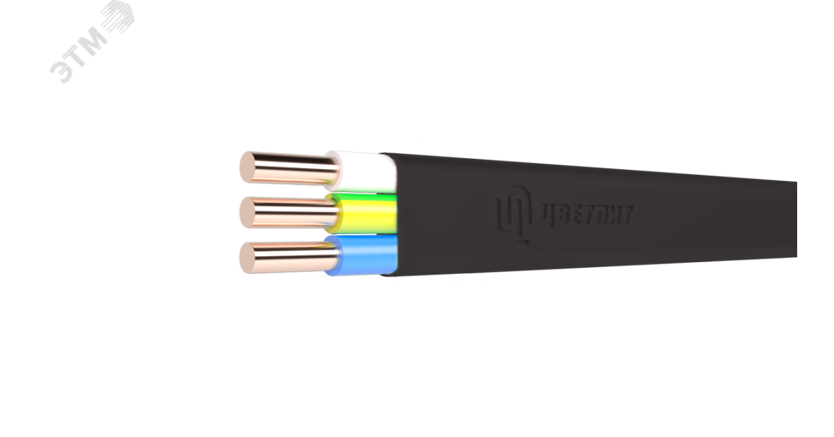 Купить Кабель ППГ-Пнг(А)-HF 3х1.5 ОК (N PE) 0.66кВ (уп.100м) 00-00146539 Цветлит оптом в Москве