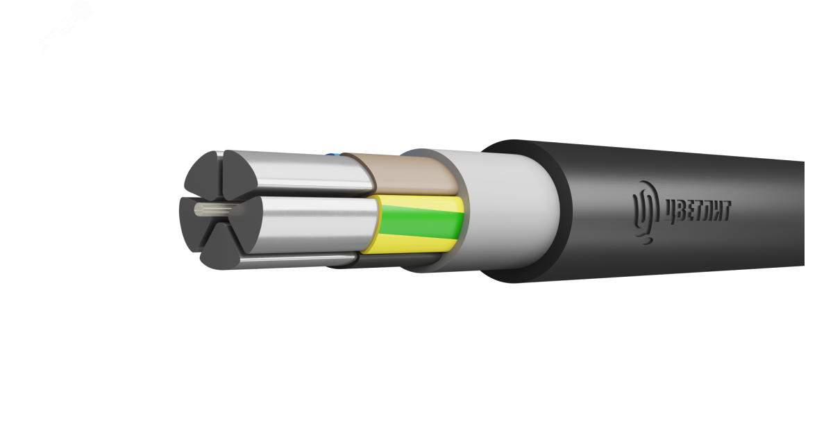 Купить Кабель силовой АВВГнг(А)-LS 5х50мс(N.PE)-1 ТРТС 00-00137775 Цветлит оптом в Москве