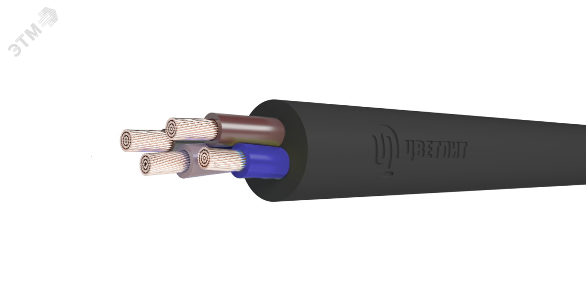 Купить Кабель силовой КГ-ХЛ 4х16(N) 220/380-2 ТРТС 00-00146880 Цветлит оптом в Москве