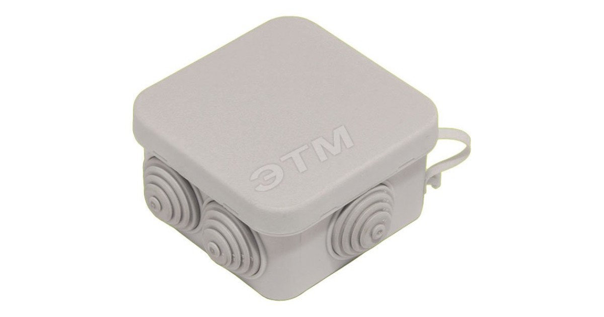 Купить Коробка распределительная ОП 70х70х40мм IP55 КР2605 HEGEL оптом в Москве