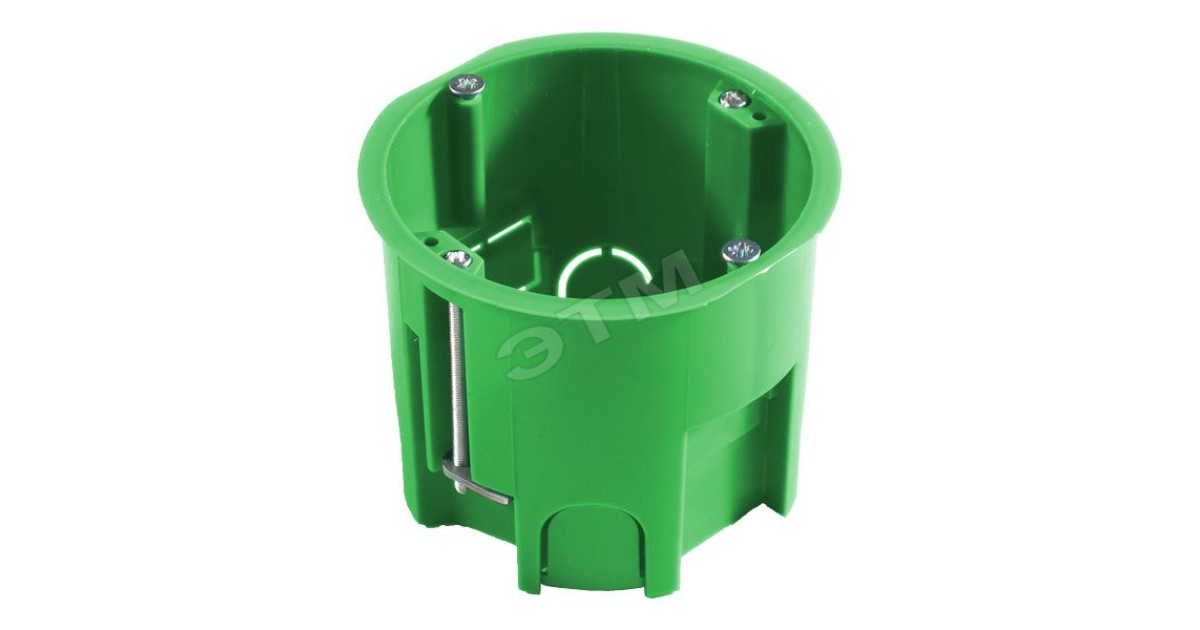 Купить Коробка установочная СП 68х60мм IP30 для гипсокартон. с метал. лапками КУ1205 HEGEL оптом в Москве