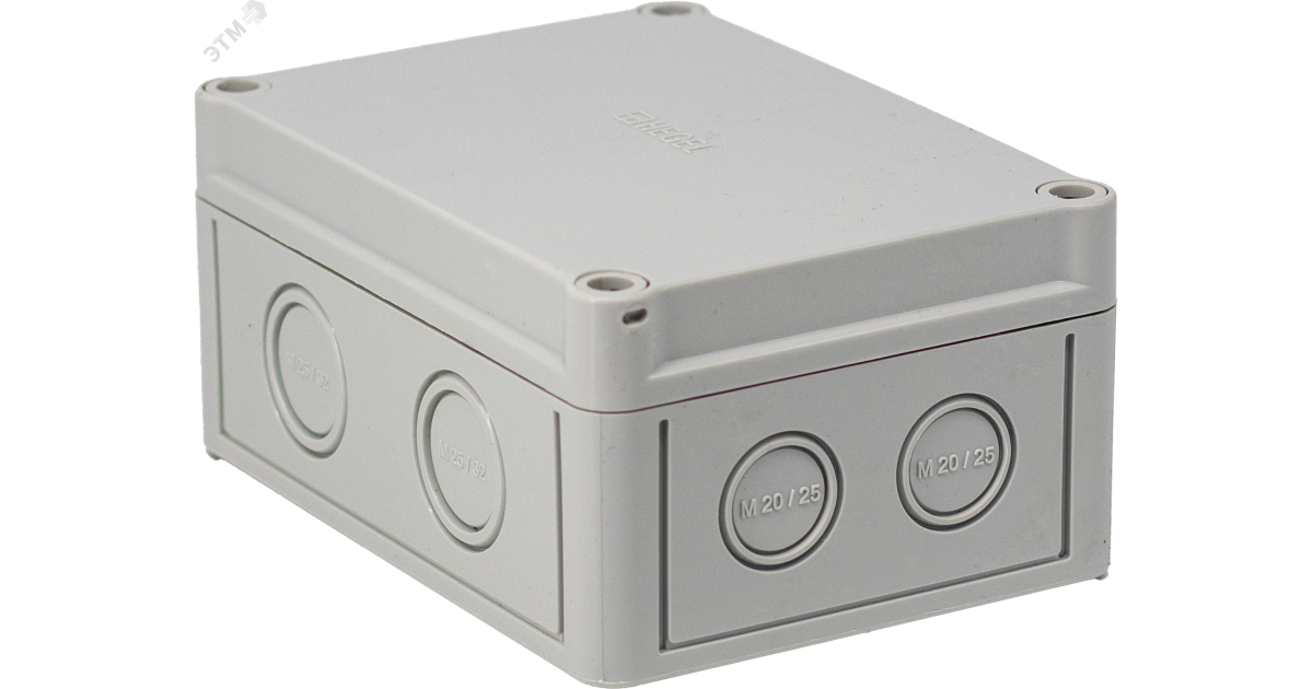 Купить Коробка распределительная ПС серая 230х180х85,    низкая крышка, пустая внутри. КР2803-110 HEGEL оптом в Москве