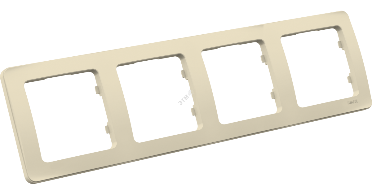 Купить MASTER Рамка на 4 поста, слоновая кость Р404-01 HEGEL оптом в Москве