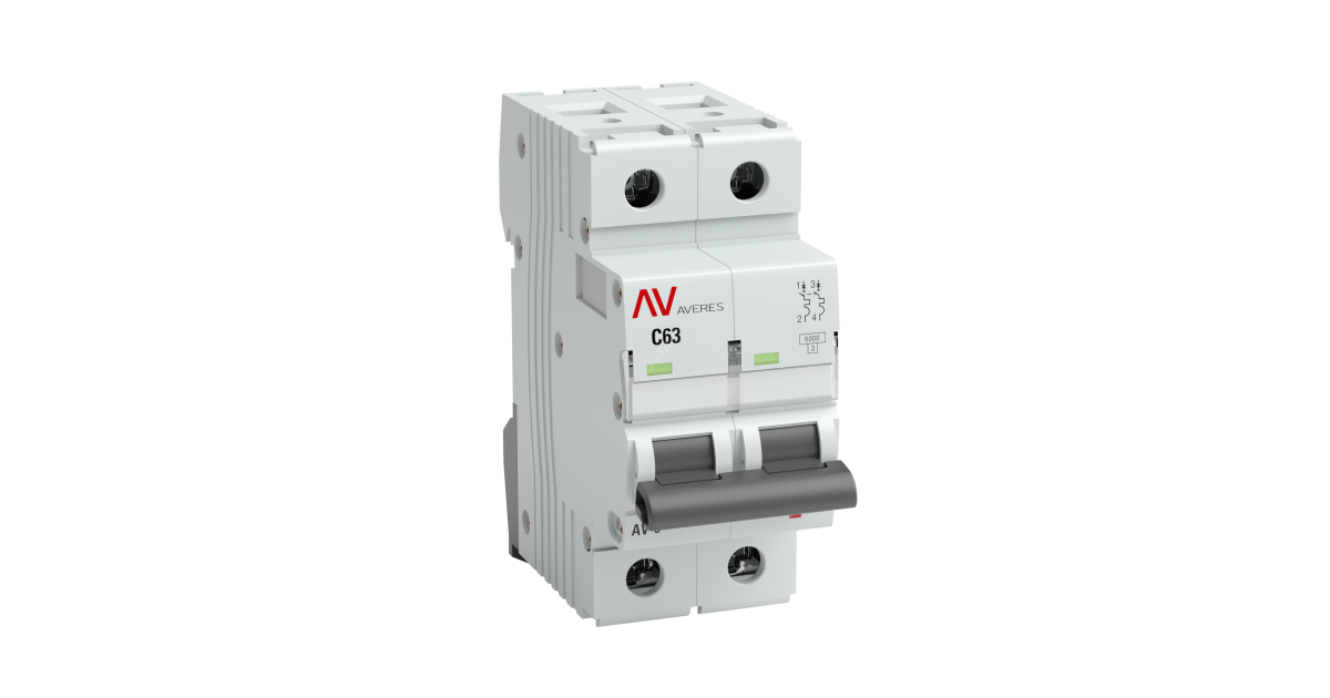 Купить mcb6-2-25B-av Выключатель автоматический AV-6 2P 25A (B) 6kA EKF AVERES(кр.1шт) EKF оптом в Москве