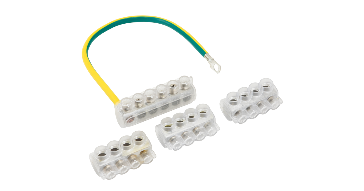 Купить Комплект клеммников SV50 3хKE10.504+1хKE10.506 (Al 10-50/Cu 2.5-35) для сетей уличного освещения PROxima sv-50 EKF оптом в Москве