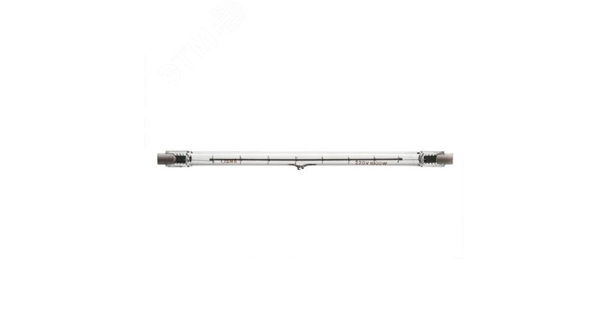 Купить Лампа галогенная КГ 220-1000-5 1000Вт линейная R7s 220В 350205000 Лисма оптом в Москве