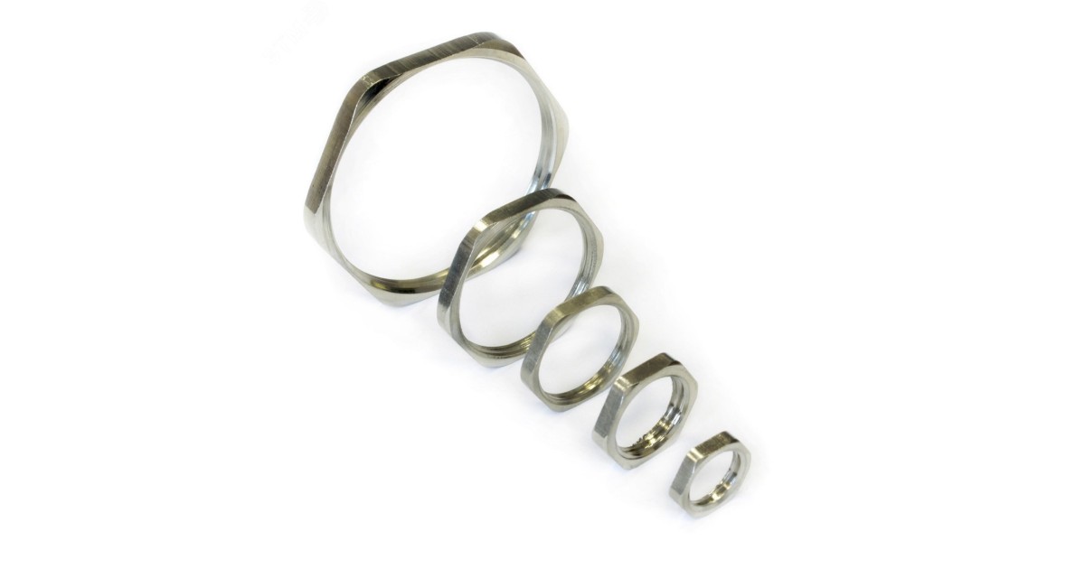 Купить Гайка латунная плоская ГП М  50х1,5 zeta30718 ЗЭТАРУС оптом в Москве