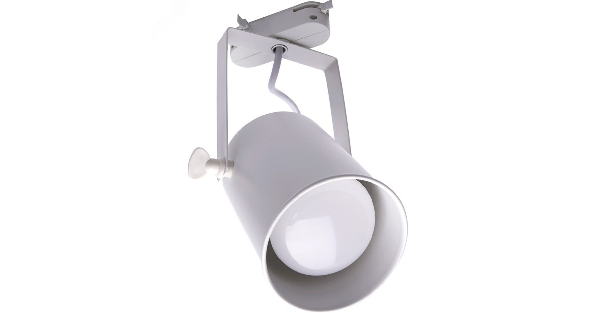 Купить Светильник трековый на шинопровод ДПО Е27 без лампы белый 41053 Feron оптом в Москве
