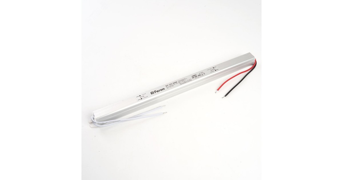 Купить Драйвер светодиодный LED 60w 12v ультратонкий 41345 Feron оптом в Москве