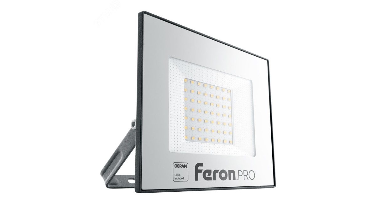 Купить Прожектор светодиодный ДО-50w 6400К 5000Лм IP65 черный Feron.PRO 41540 Feron оптом в Москве