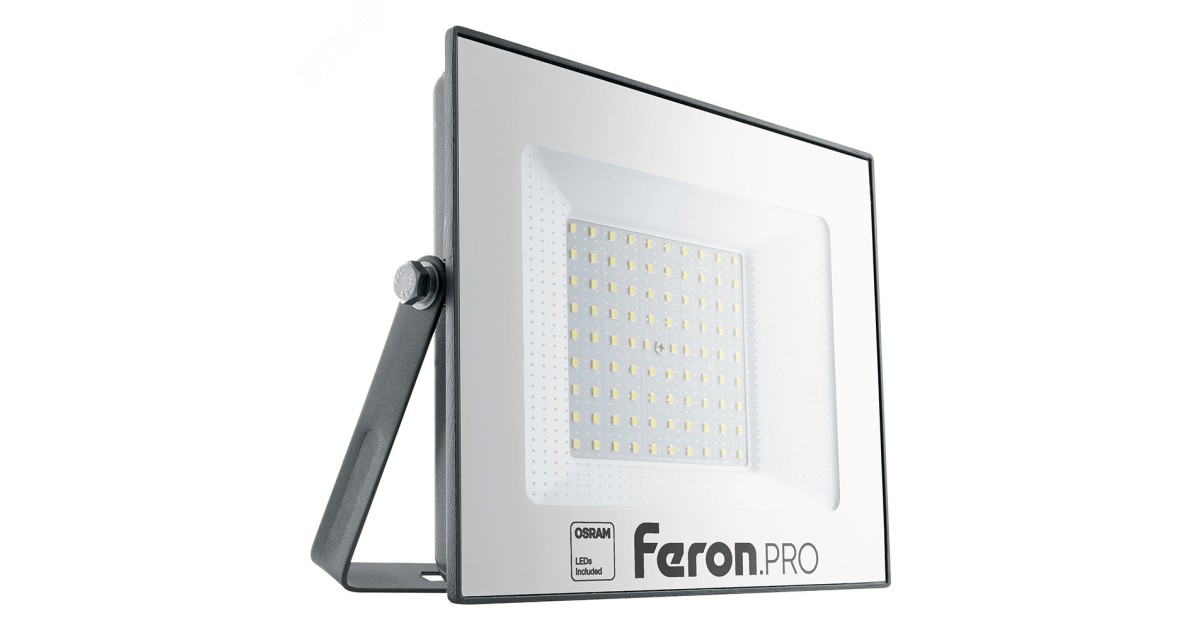 Купить Прожектор светодиодный ДО-100w 6400К 10000Лм IP65 черный Feron.PRO 41541 Feron оптом в Москве
