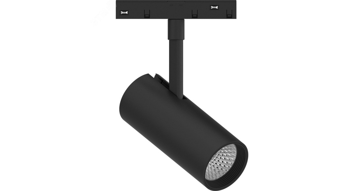 Купить Светильник светодиодный трековый магнитный на шинопровод ДПО-10w 4000К 900Лм 48v черный 41946 Feron оптом в Москве