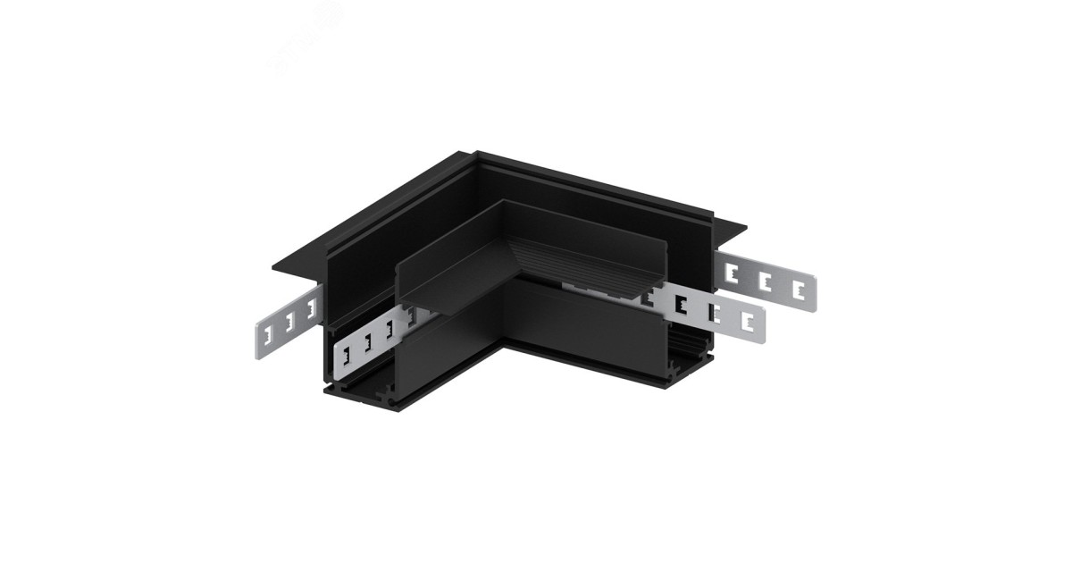 Купить Соединитель угловой черный для низковольтного встраиваемого шинопровода 41980 Feron оптом в Москве