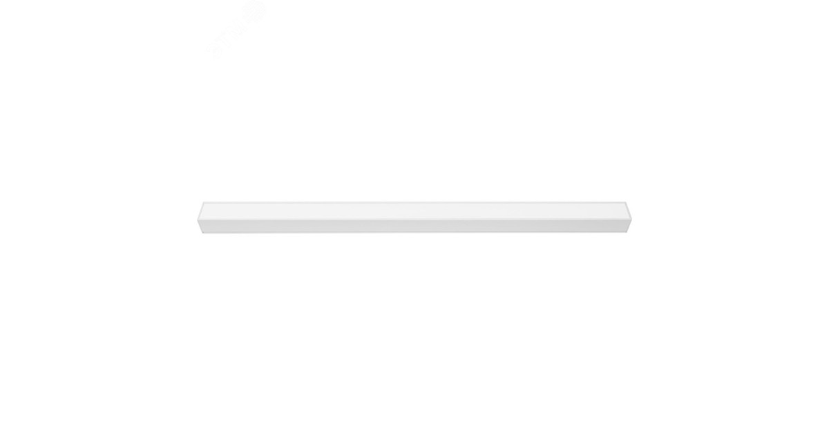 Купить Светильник светодиодный ДПО-36вт 4000К 4320Лм линейный рассеиватель матовый в алюминиевом корпусе белый 48584 Feron оптом в Москве