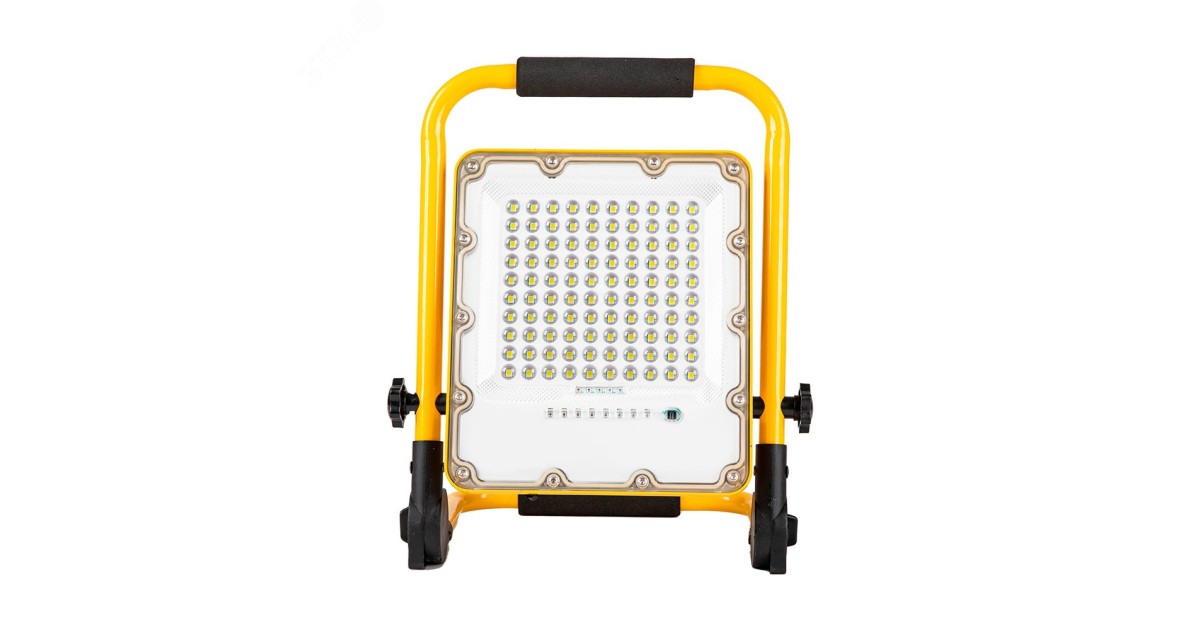 Купить Прожектор светодиодный ДО-50w переносной аккумуляторный 6400K IP66 с зарядным устройством 48676 Feron оптом в Москве