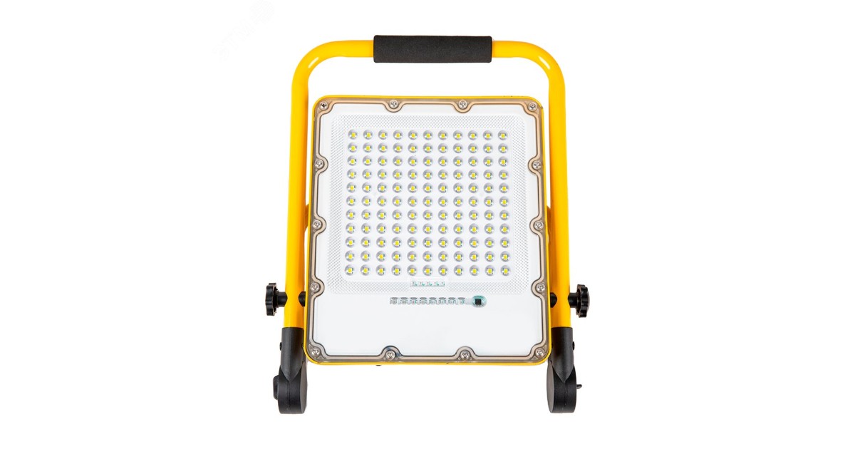 Купить Прожектор светодиодный ДО-100w переносной аккумуляторный 6400K IP66 с зарядным устройством 48677 Feron оптом в Москве