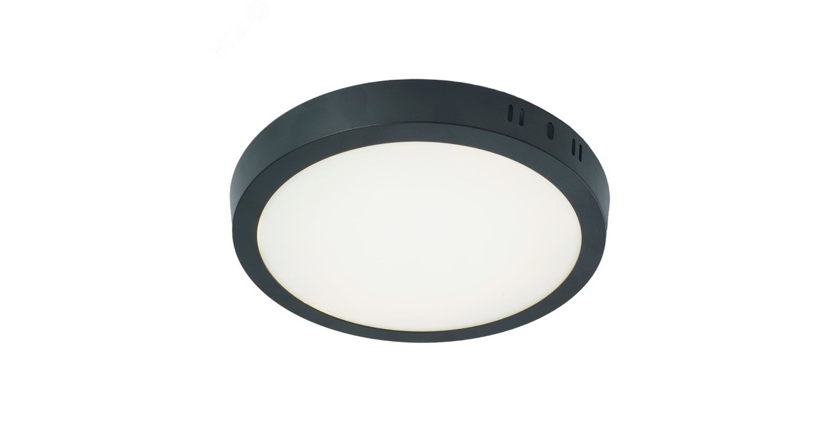 Купить Светильник светодиодный ДПО-18w 4000K 1260Лм черный AL504 51073 Feron оптом в Москве