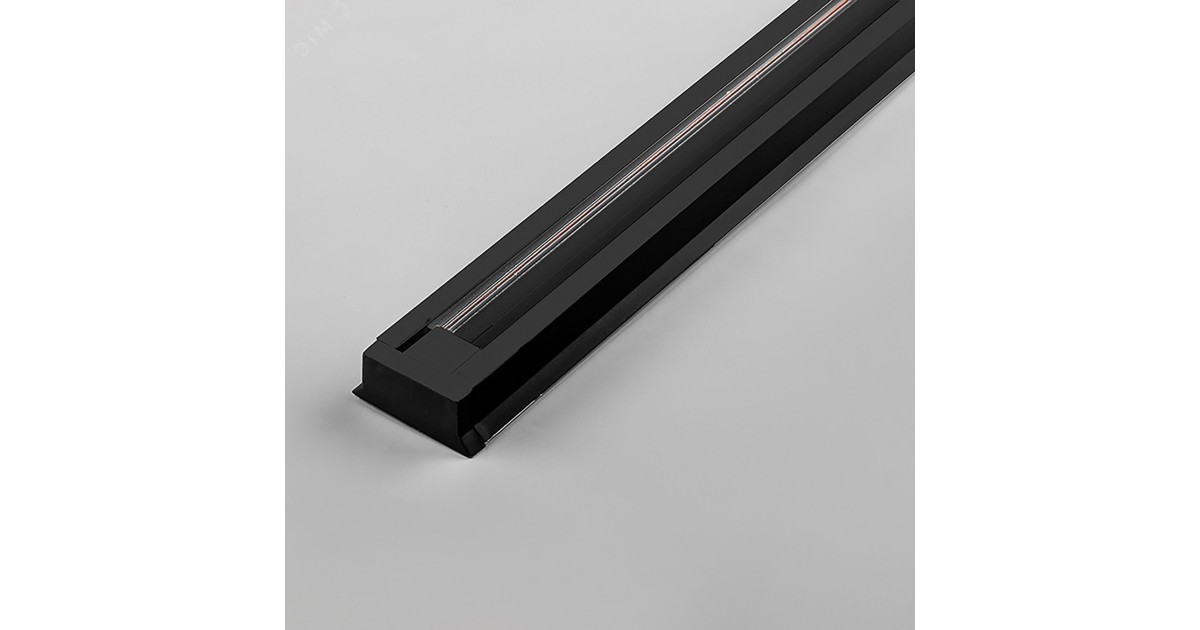 Купить Шинопровод для трековых светильников 2м черный (в наборе токовод заглушка крепление) 10341 Feron оптом в Москве