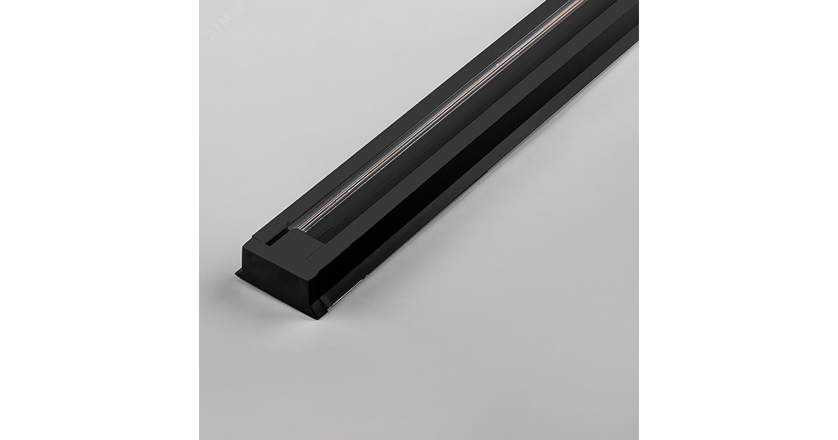 Купить Шинопровод для трековых светильников 3м черный (в наборе токовод заглушка крепление) 10342 Feron оптом в Москве