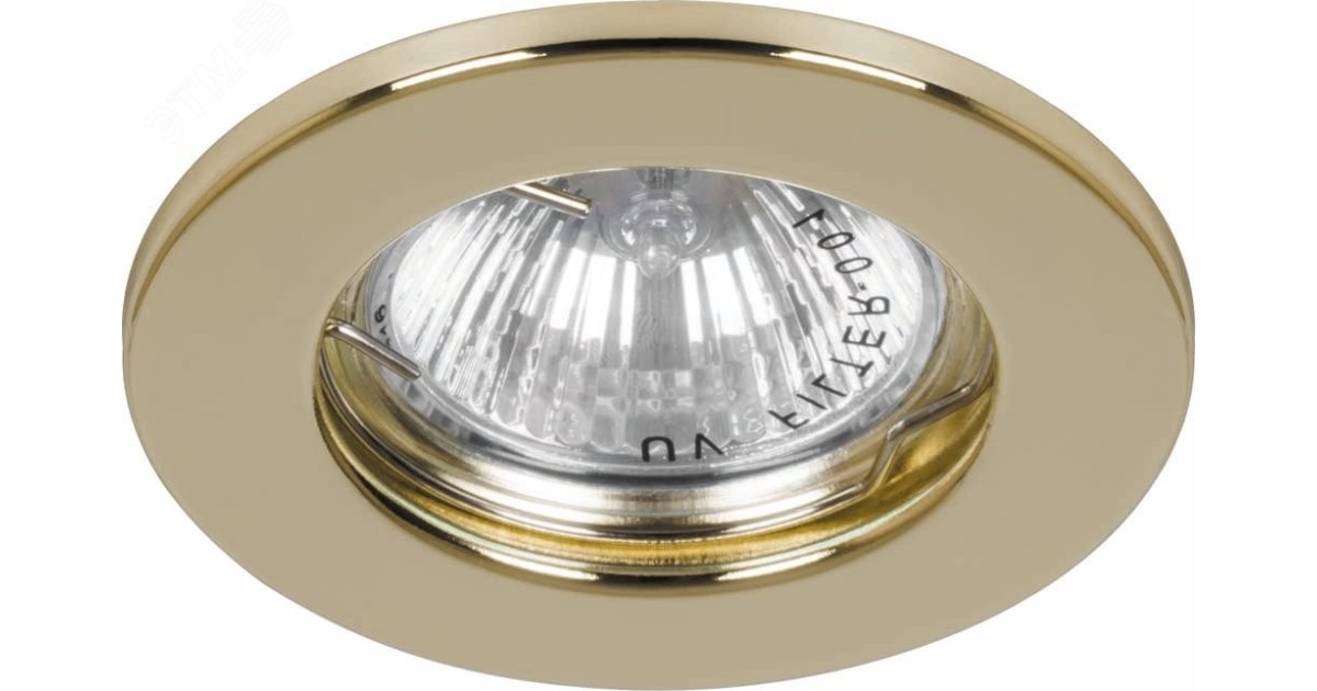 Купить Светильник ИВО-50w 12в G5.3 золото 15110 Feron оптом в Москве