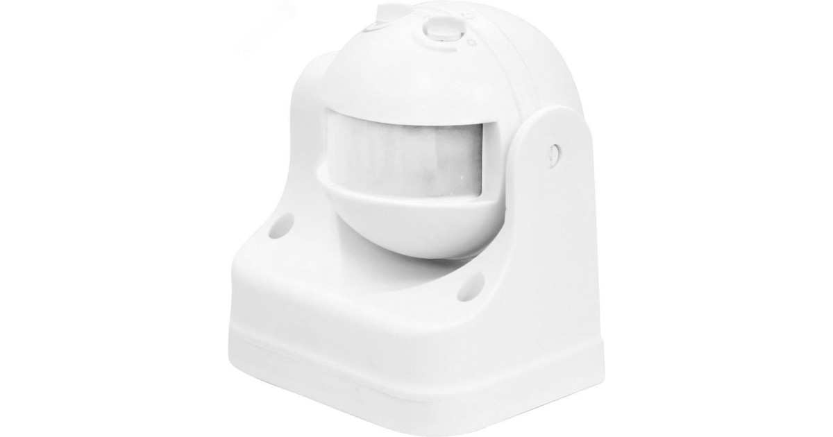 Купить Датчик движения ИК настенный 1200w 180 градусов 12м IP44 белый 22021 Feron оптом в Москве